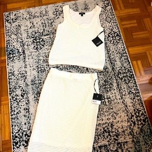 Crochet tank/ skirt set.